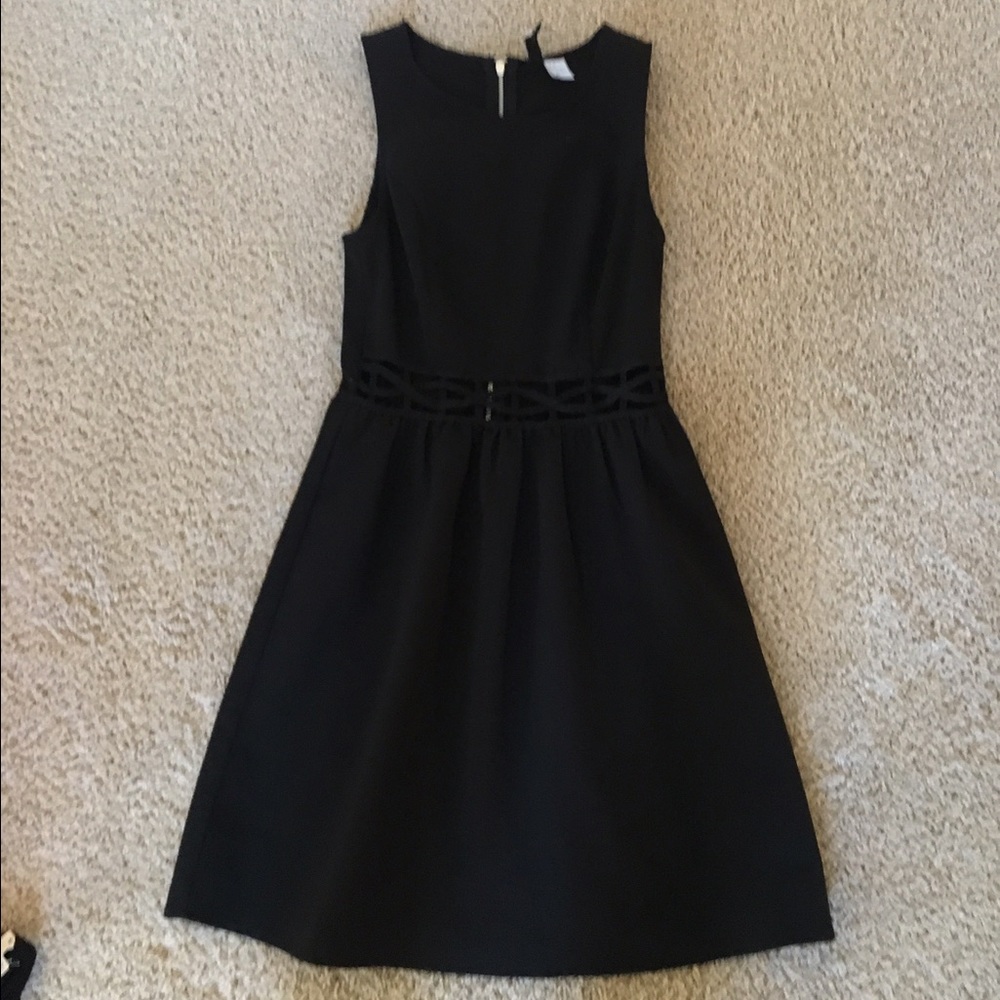 Black cut out waist dress never worn