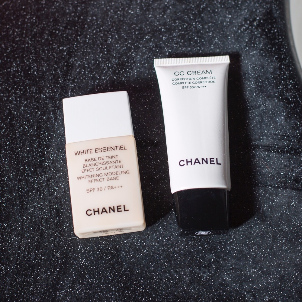 Chanel White Essential Base and CC Cream