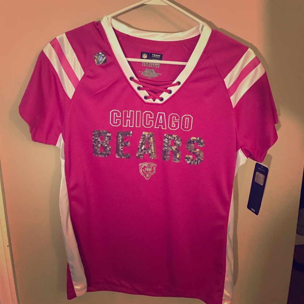 Women's Pink Chicago Bears jersey