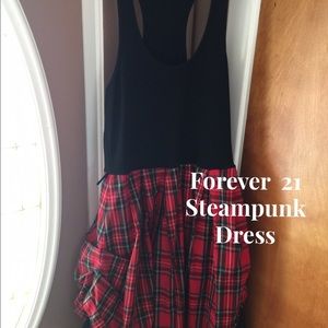 Forever 21 Racerback Steampunk Dress