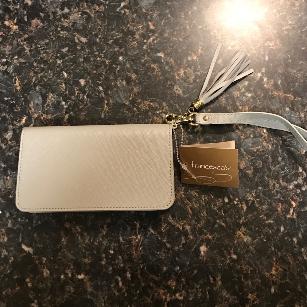 Wallet with phone holder