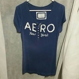 Aeropostale size xl blue with whit lettering.