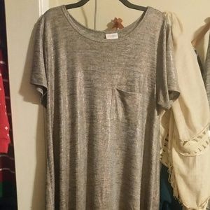 Lularoe Xl elegant carly silver