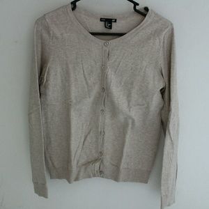 H&M cream cardigan