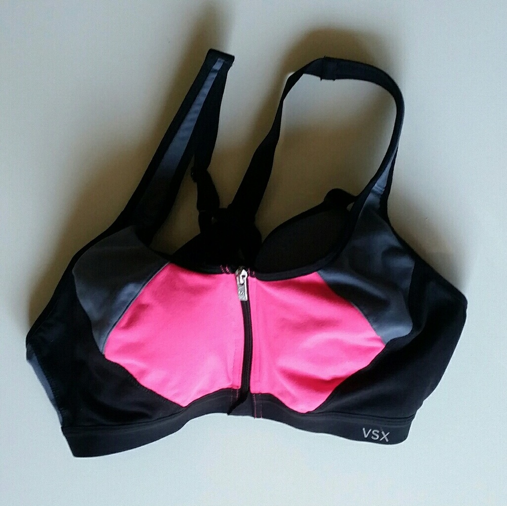 Front zip Victoria Secret sports bra