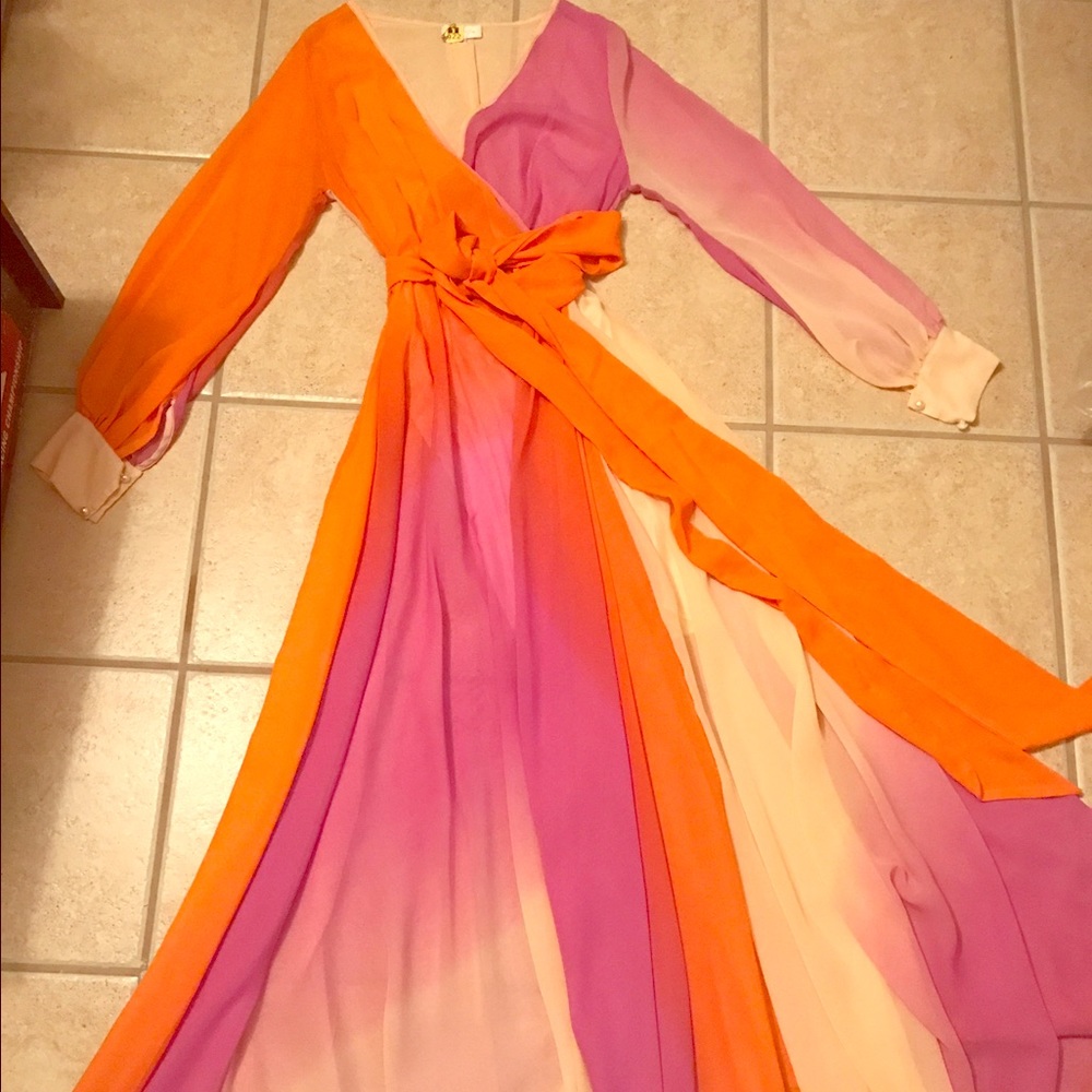 Long sleeve maxi dress