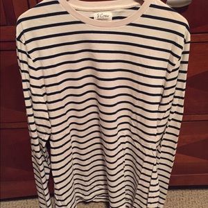 JCrew Striped Long Sleeve