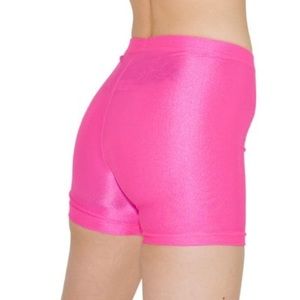American Apparel Neon Pink Shorts