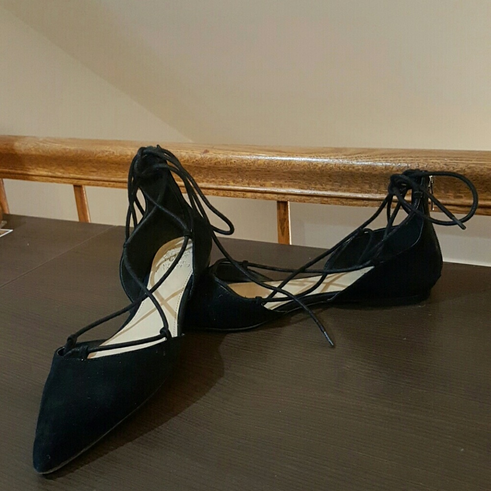 Vince Camuto Lace-Up Flats