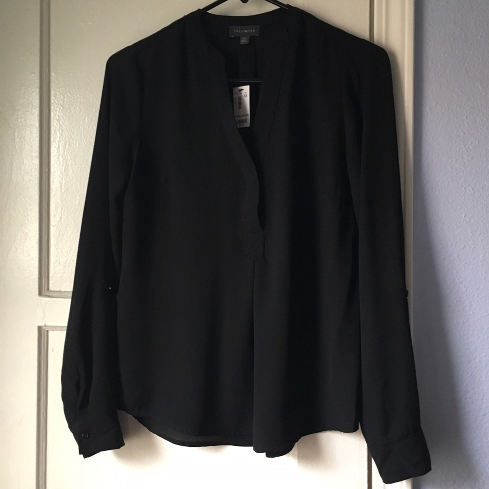 New! The Limited Black Blouse