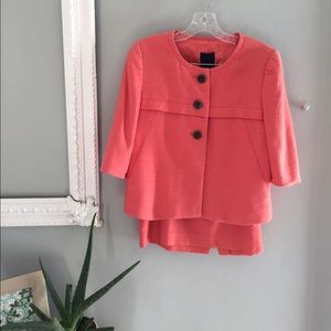J. Crew Coral Spring/Summer Skirt Suit