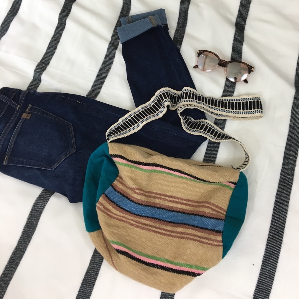 Handmade shoulder purse