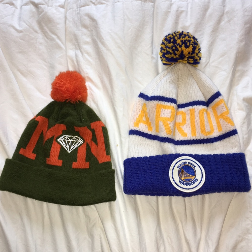 DIAMOND BEANIE & WARRIORS BEANIE