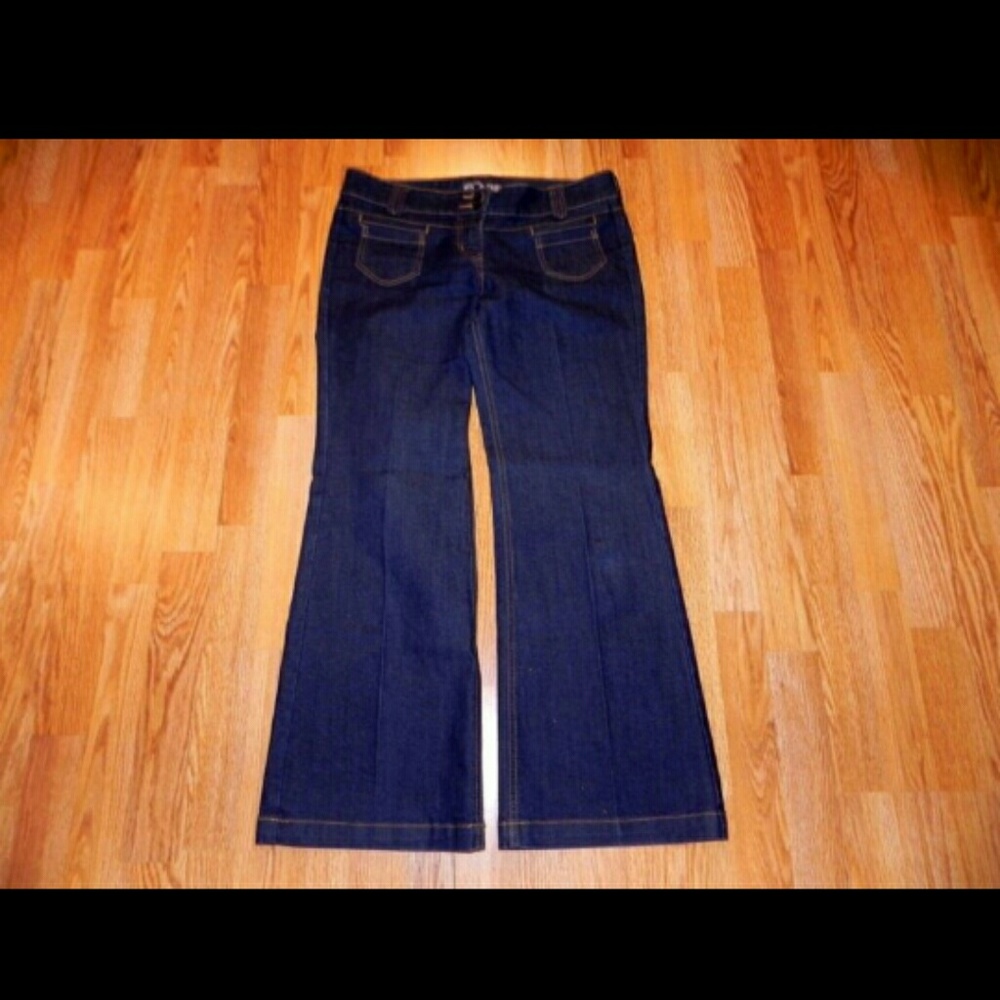 New York and Company Wide Leg Flare Jeans!