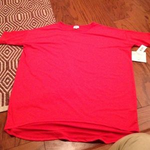 LuLaRoe Irma tomato red size M