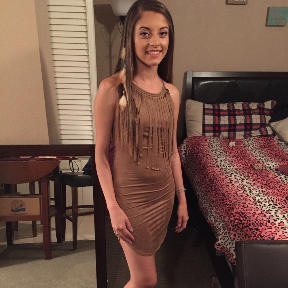 Brown dress