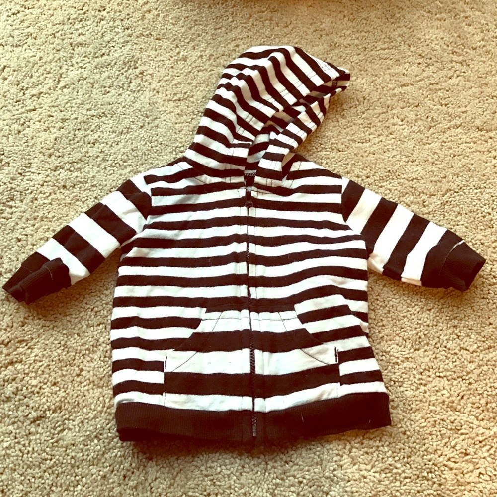 Newborn striped sweatshirt!