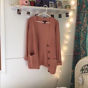 Blush pink cardigan/sweater
