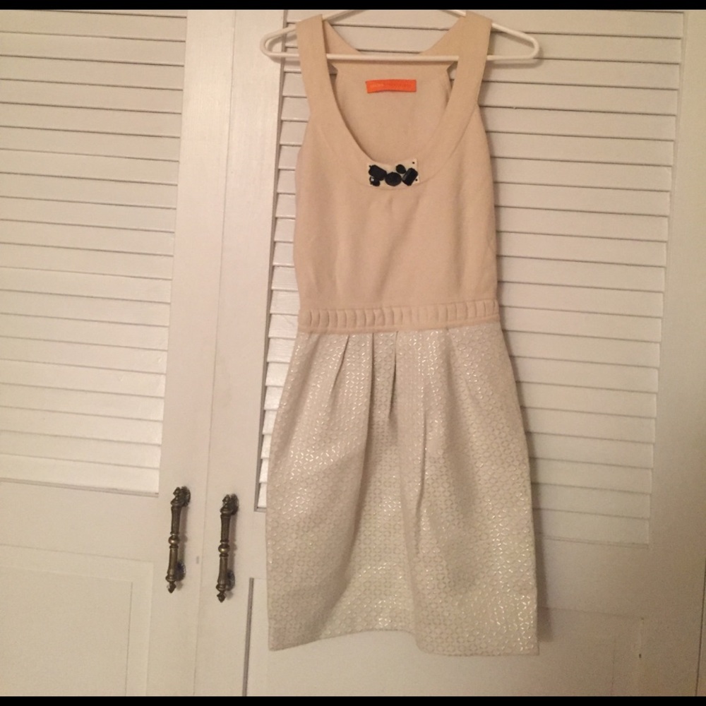CYNTHIA STEFFE beige dress