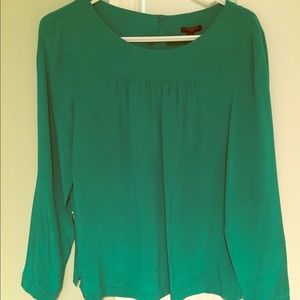 Beautiful green silk blouse - Ann Taylor