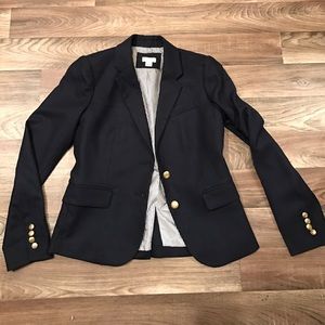 Classic Navy J. Crew Blazer
