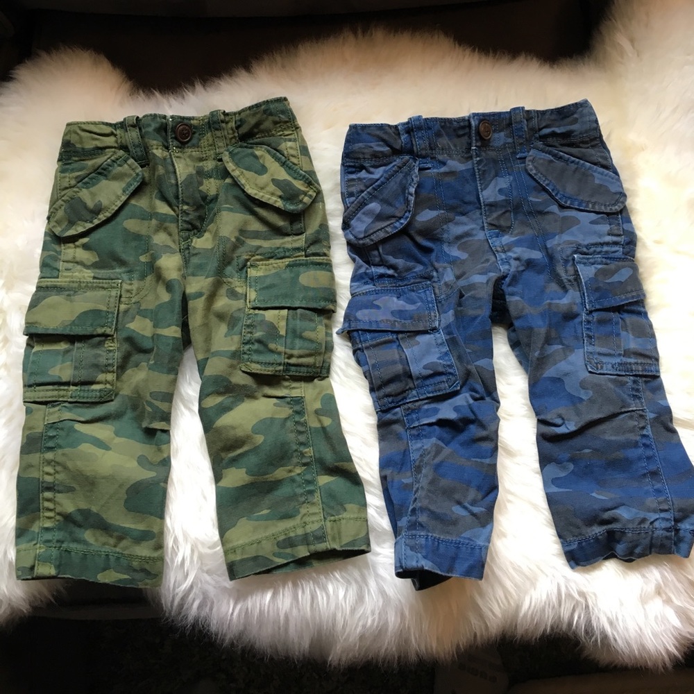 Camo cargos