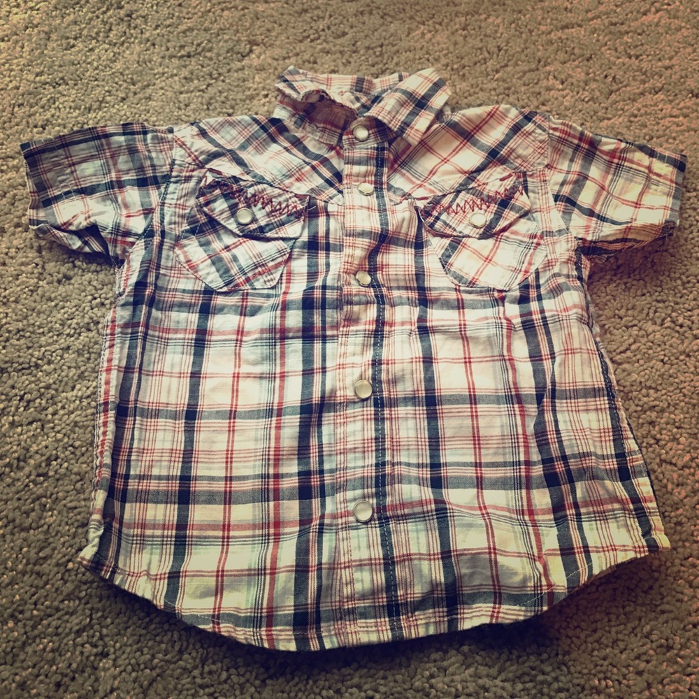 Gymboree western plaid shirt!