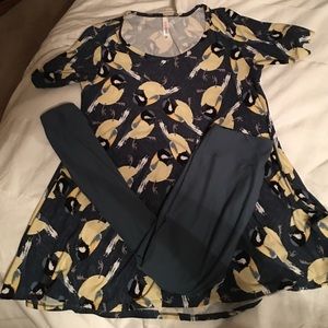 LuLaRoe OS and Perfect T outfit