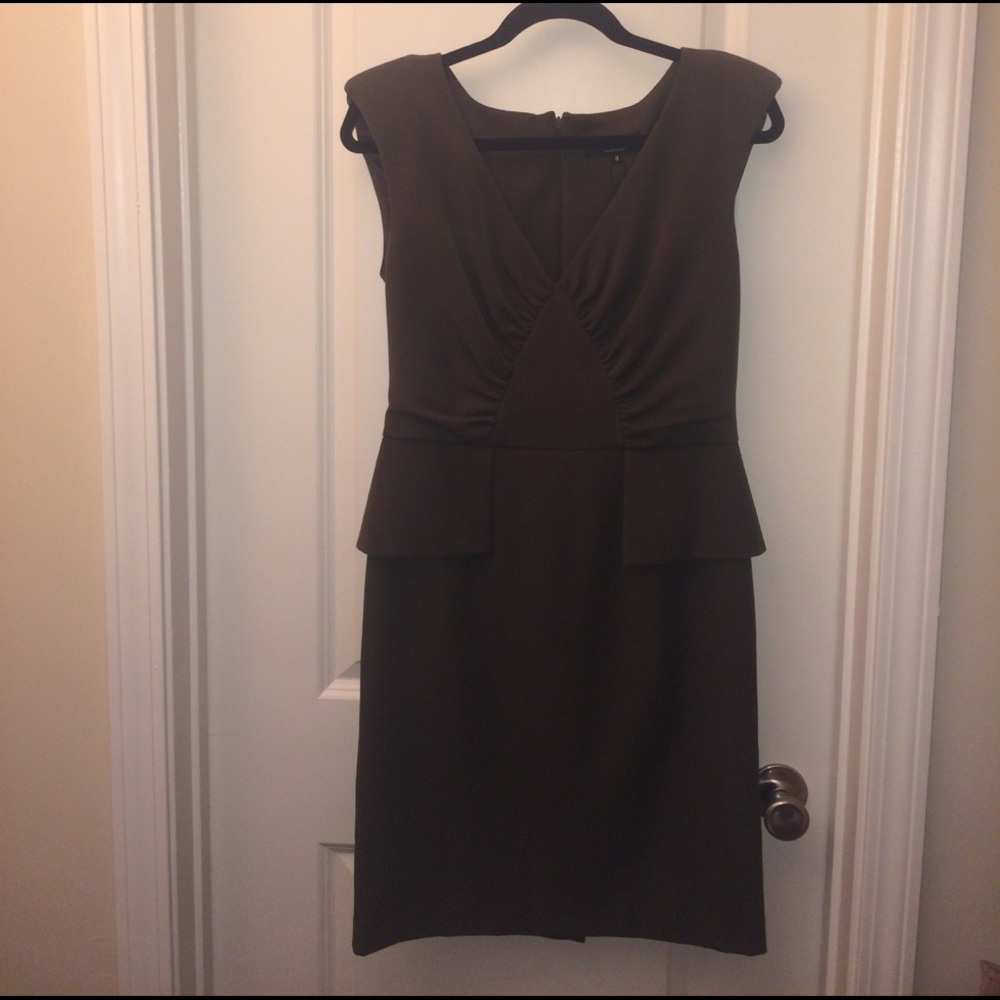 NWT $35 Olive Green Peplum Dress