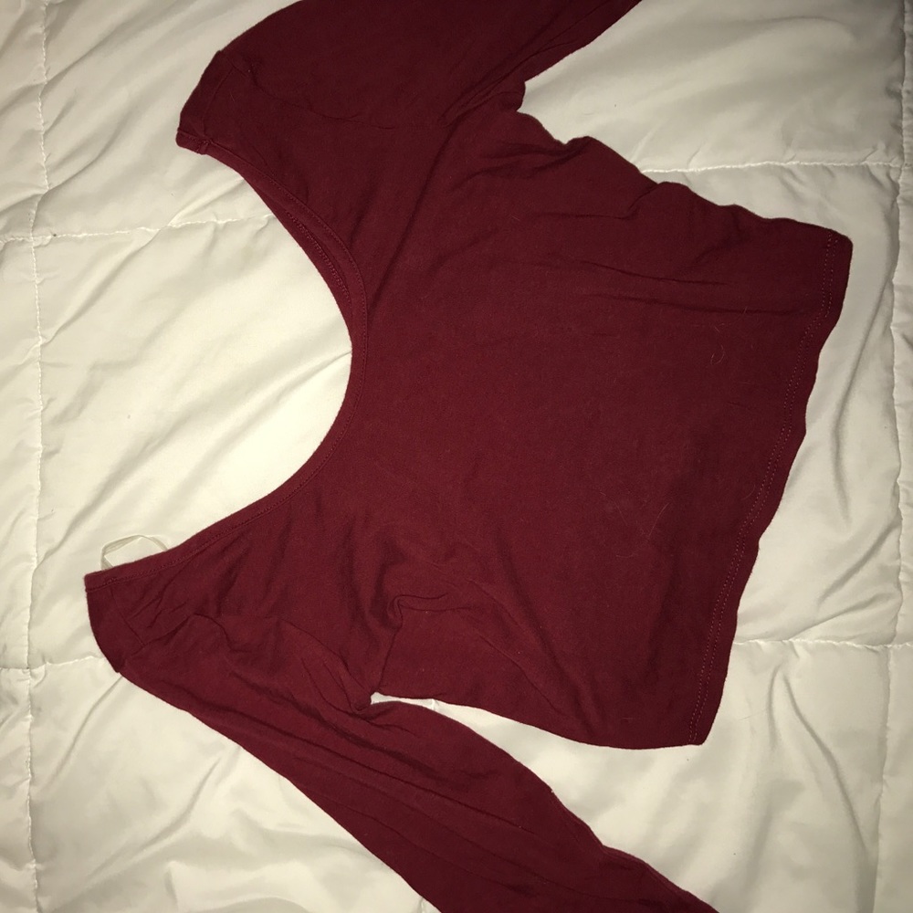 Tilly's- Full Tilt/Red crop top
