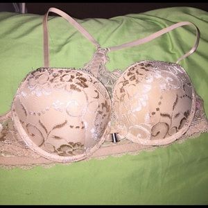 Racerback nude bra