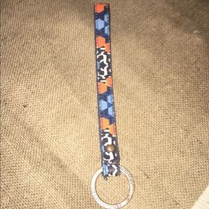 Leather Vera Bradley Keychain