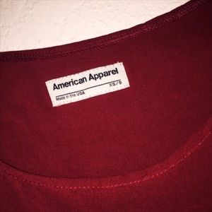 Maroon/Red BabyDoll American Apparel Dress