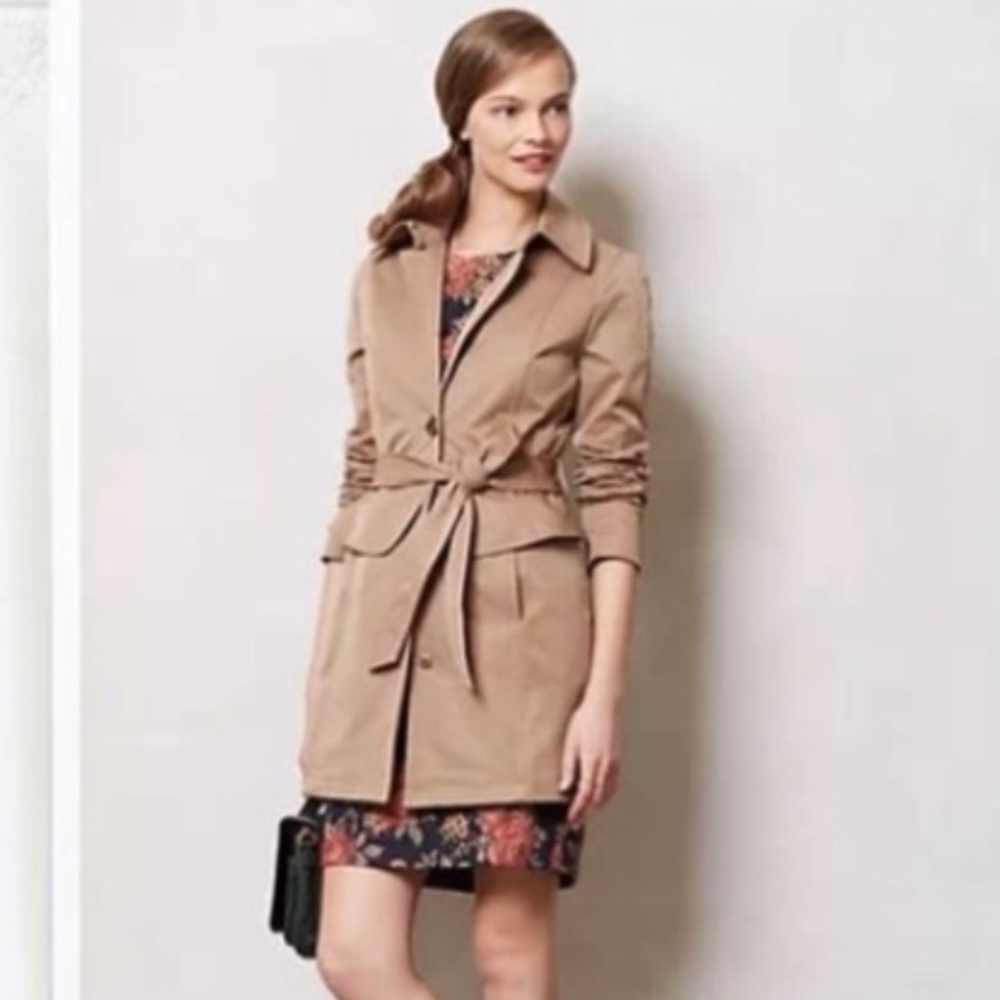 Anthropologie trench coat plenty by Tracy Reese