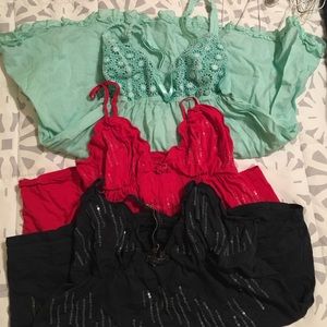 Lot of 3 Victoria's Secret baby doll night camis