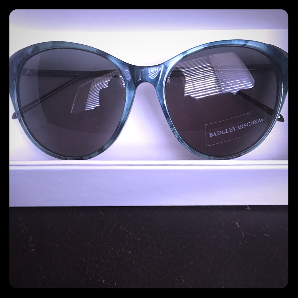 Badgley Mischka Blue Fiona Sunglasses