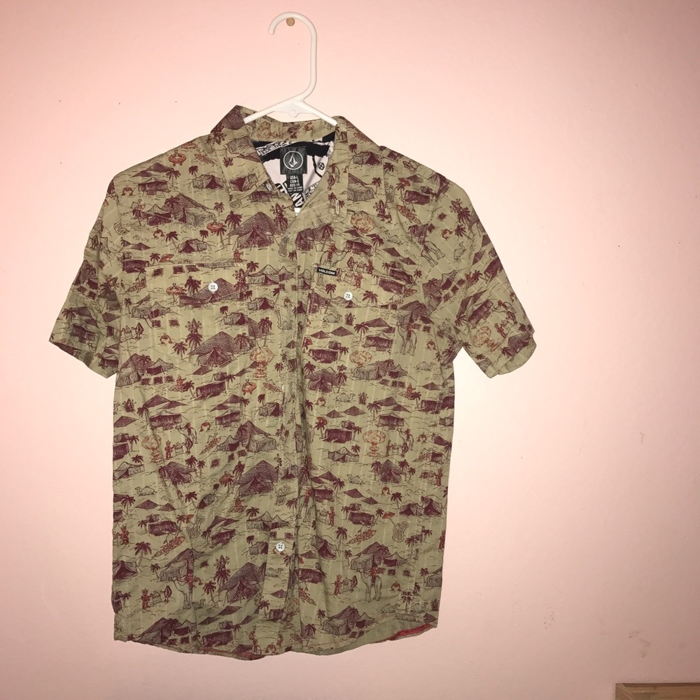 Volcom Button Up Collared Shirt