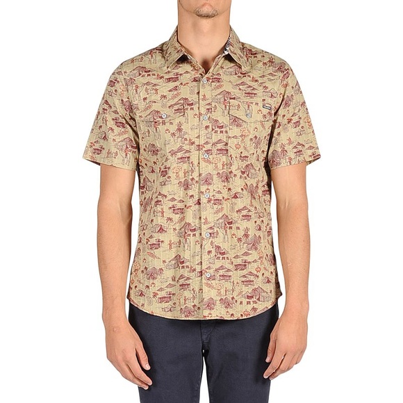 Volcom Button Up Collared Shirt - Picture 2 of 4