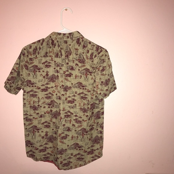 Volcom Button Up Collared Shirt - Picture 3 of 4