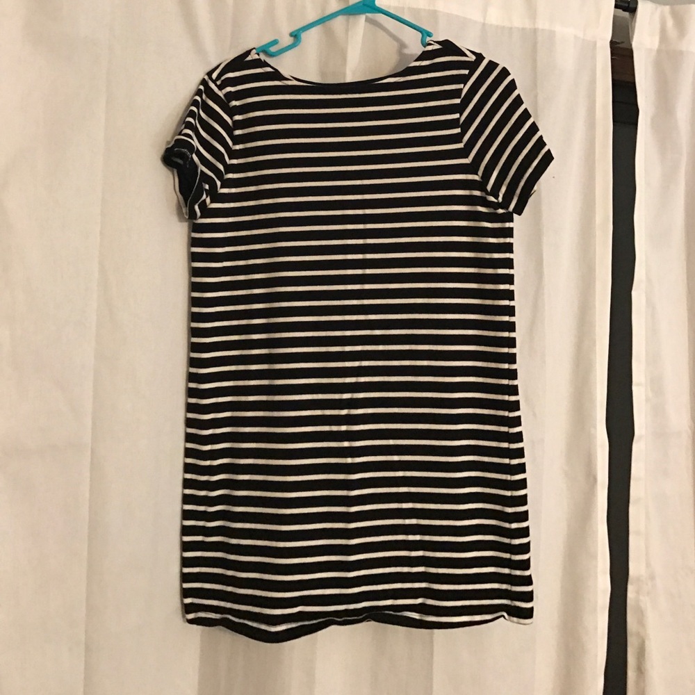 Black and white dress