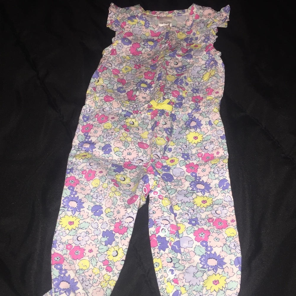 Carters floral romper