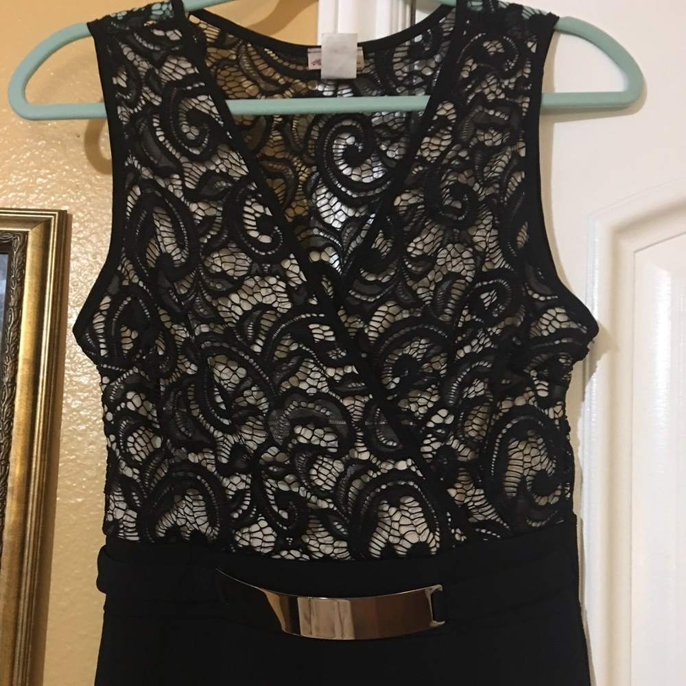 Black & Tan Pantsuit