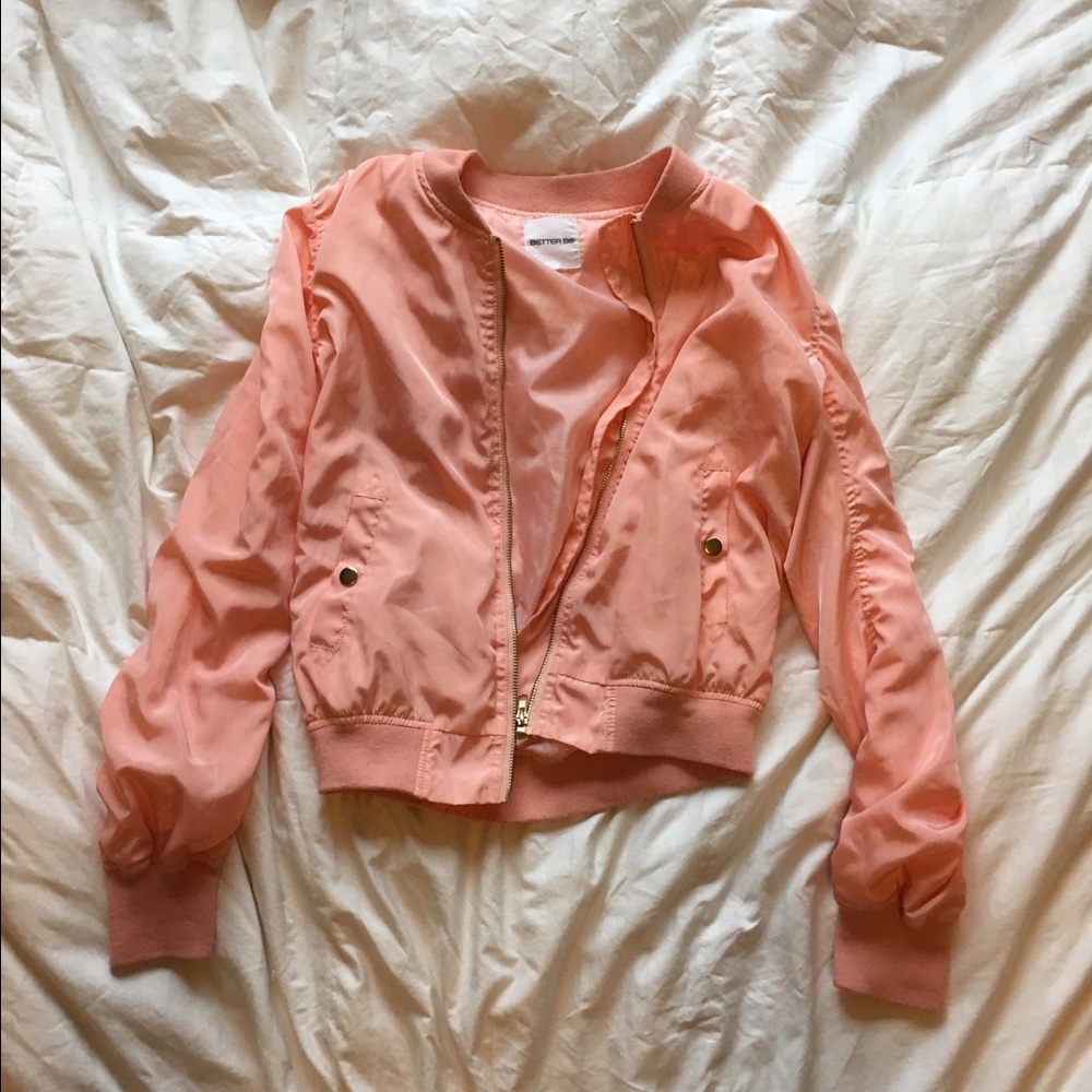 Pink Bomber Jacket