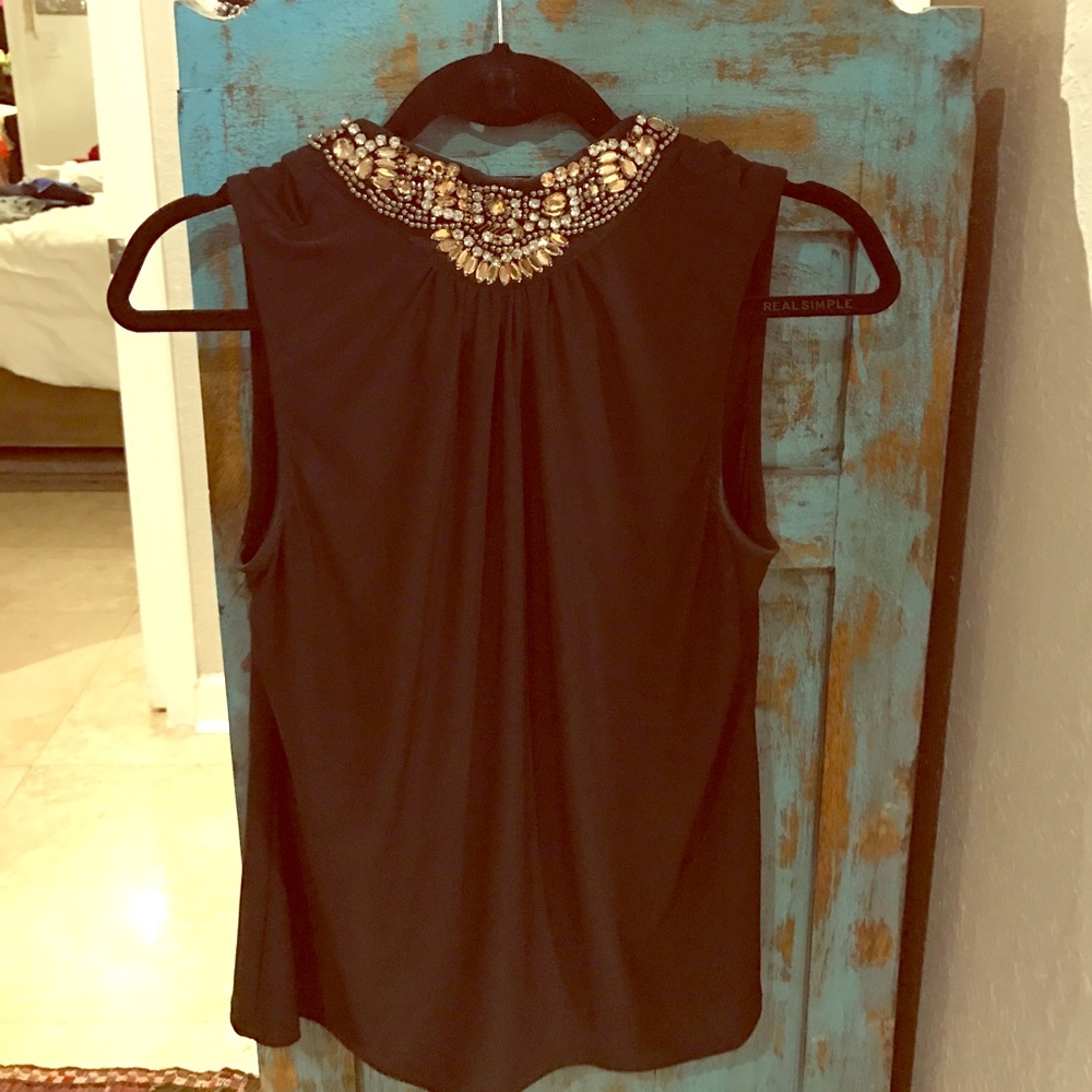 Black top with beautiful embellishments