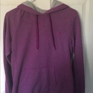 Small Purple Champion Eco hoodie sweatshirt