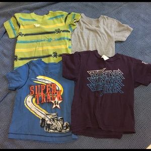 Lot of 4 boys t shirts