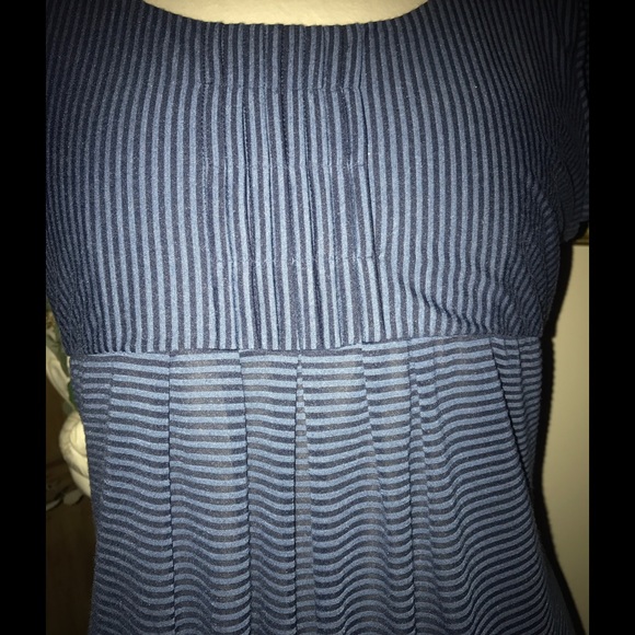 Liz & Co. 👕 short-sleeved babydoll-style top M-L - Picture 3 of 4