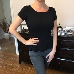 Banana Republic black top.