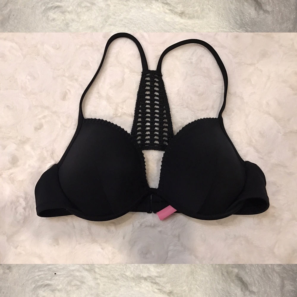 Victoria's Secret Crochet Back swim top