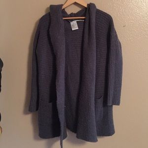 Kimchi Blue grey hooded sweatshirt size small